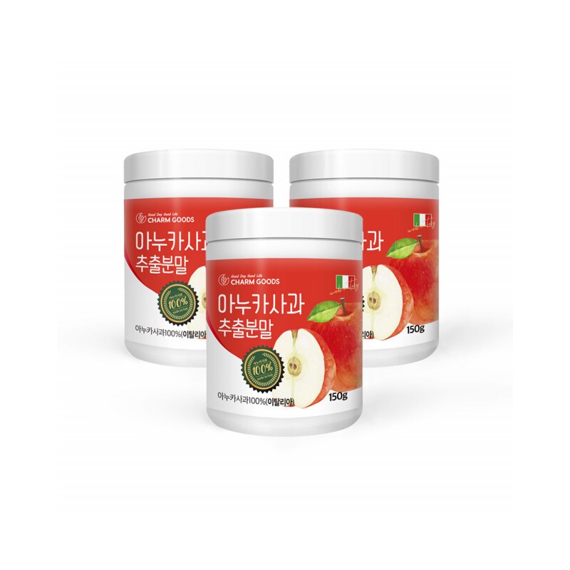 Inuka Anoka Apple Anuka Apple Extract Powder 3 cans /