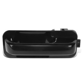 DNA MOTORING OEM-DHO-00943 Rear Left Side Door Pull Handle Compatible with 2015-2020 F-150 Fits Crew Cab Models, Smooth Black