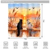 Beach Ocean Funny Cute Cat Fall Sunset Sea Bathroom Shower
