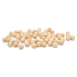 1/2 inch Wooden Balls, Bag of 100 Unfinished Round Wood Balls, Hardwood Birch, Small Marble Size Balls, for Crafts and DIY Projects, 1/2 inch Diameter. by Woodpeckers