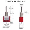 Twidec/6Pcs Mini Momentary Toggle Switch SPDT 3 Position 3 Pins