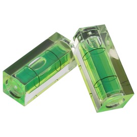 Spirit Level 15 x 15 x 40 mm Square Quality Mini Bubble Small Level Pack of 5