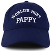 Trendy Apparel Shop World's Best Pappy Embroidered Low Profile Soft