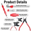 Lothee 7 Pcs Electrical Disconnect Pliers for Car, Electrical Connector