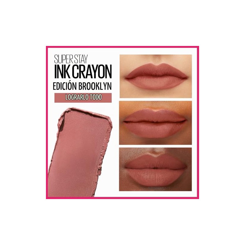 Maybelline New York SuperStay Ink Crayon Matte Lápiz labial de