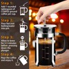 YMMIND French Press Coffee Maker 304 Stainless Steel Coffee Press,with