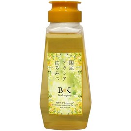 Domestic Acacia Honey 10.6 oz (300 g) / Domestic Acacia Honey / Can be used with one hand / A good container for honey sharpness