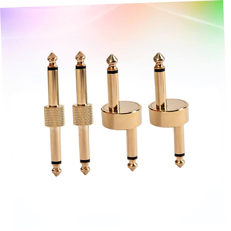KONTONTY 4 Guitar Effect Pedal Adapter Dual Head Connector Set