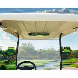 10L0L Universal Golf Cart 4 Panel Mirror for EZGO, Club Car, Yamaha, Wink Mirror Interior Rear View Blind Spot Mirror