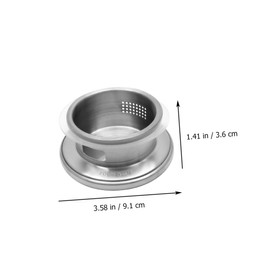 Zerodeko 4pcs Stainless Steel Kettle Covers Practical Jug Lids for Tea Dust Filter Design Smooth for Home Outdoor Use
