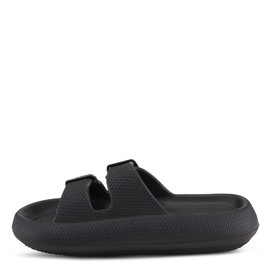 Flexus Women's Bubbles Slide Sandal Black US 8