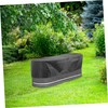 KONTONTY Elegant Oxford Cloth Oval Tank Pool Cover Weatherproof Outdoor