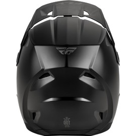 Fly Racing Youth Kinetic Solid Offroad Helmet (Matte Black, Large)