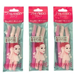3 X FT Shiseido Eyebrow Razor 3pcs