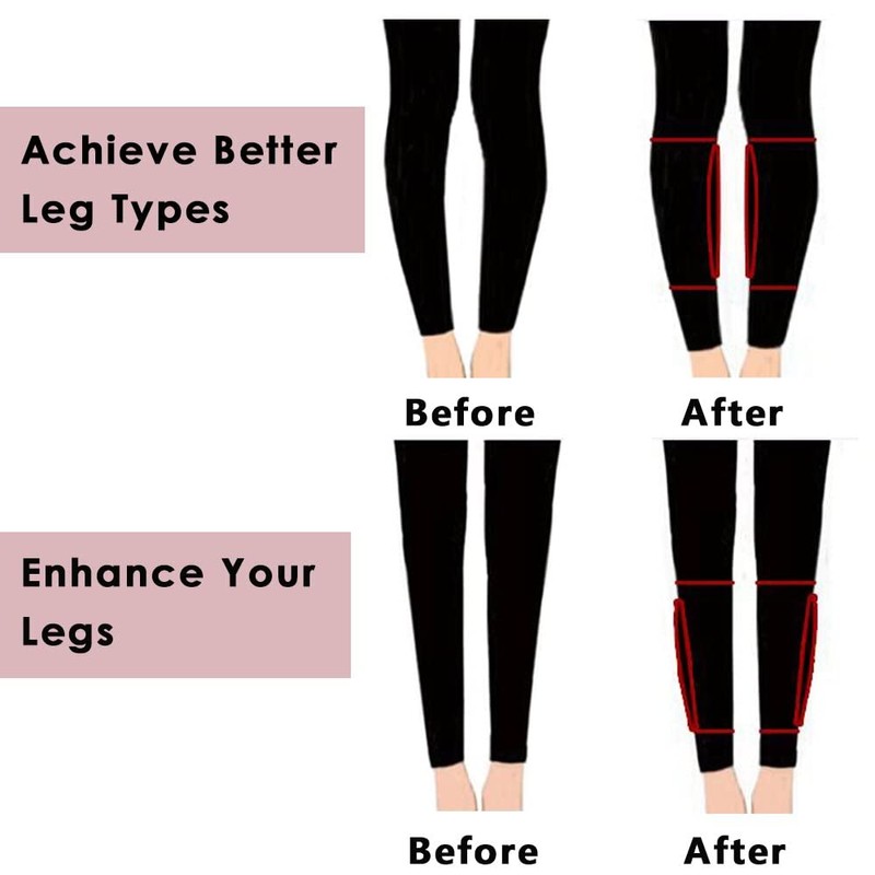 Wisfancy Silicone Calf Pads Leg Arm Enhancer Calf Corrector for