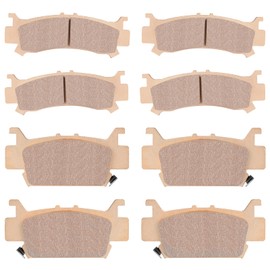 Front & Rear Sintered Brake Pad Set for Honda Talon 1000R 1000X 2019-2021, Honda Pioneer 1000 1000-5 2016-2021, 4 sets Front and Rear Brake Pads