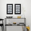 JINMANWU 4 Dollar Bill Frame, Wooden Picture Frame 2.5x6 Inch