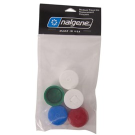 Nalgene 2570-0001 Replacement Caps, Travel Kits 5 Pack