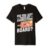 Charcuterie Artist Board with Cover Lid Cheese Board Premium T-Shirt