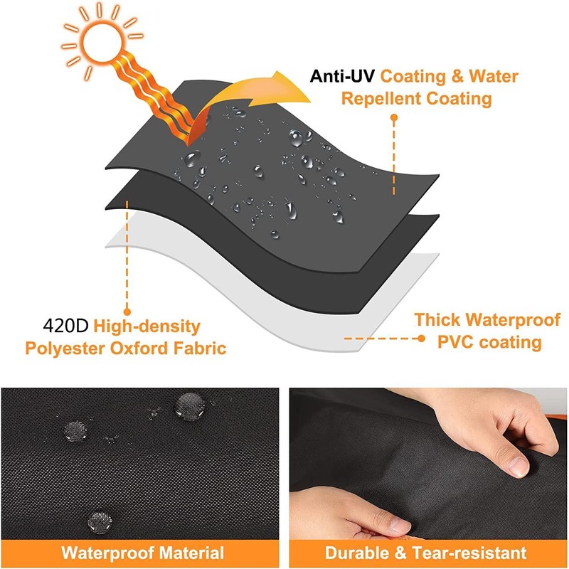 Sqodok Mobility Scooter Storage Cover, 420D Waterproof Wheelchair Cover for