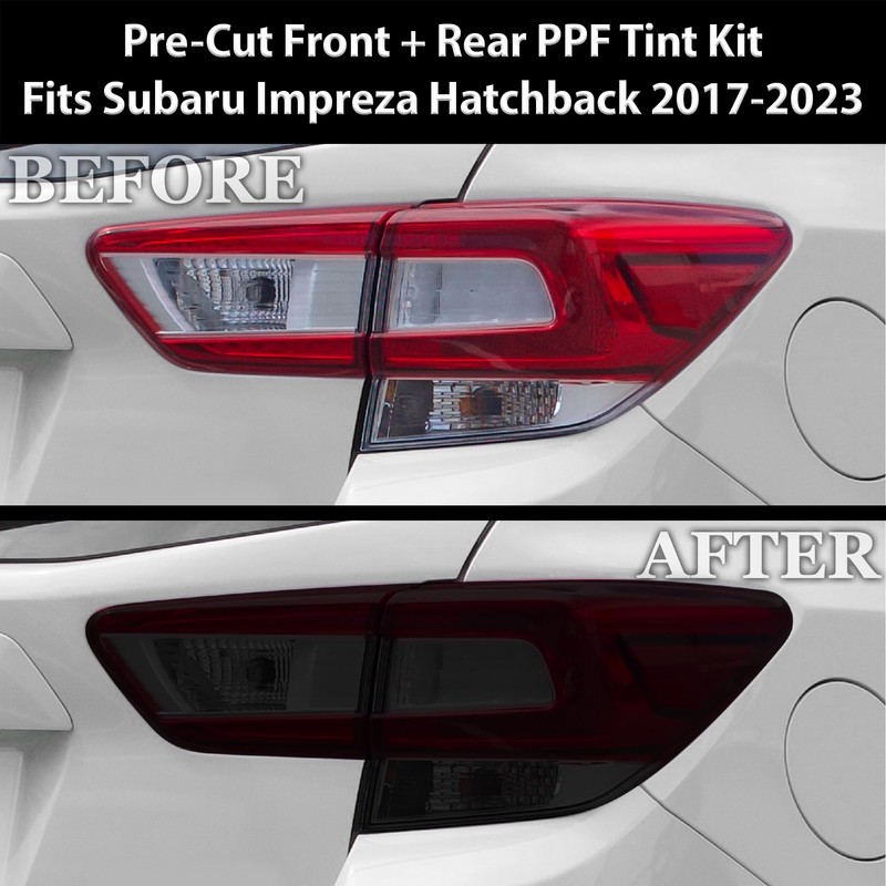BOGAR TECH DESIGNS Full Headlight Taillight Tint Kit Cover Compatible