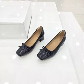 Michelle [탠디]by미셸 x26013 소가죽 소재 4cm굽 앞 장식 여성 펌프스 구두 cc7_CC [블랙 225] [Tandy] by Michelle x26013 Cowhide Material 4cm Heel Front Decoration Women's Pumps Shoes cc7_CC [Black 225]