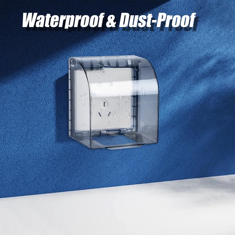 Waterproof Switch Cover, 7.5 Height, Bathroom Socket Protector, Safety Socket