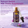 Liver Cleanse Detox Milk Thistle Extract Liquid Drop with Dandelion