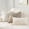 Topfinel 22x22 inches Euro Pillow Shams Set of 2 Soft