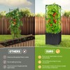 Legigo 2 Pack Tomato Cages with 17 Gallon Grow Bags-