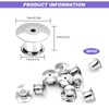 Locking Pin Backs, 30 Pcs Silver Locking Badge Pins Backs
