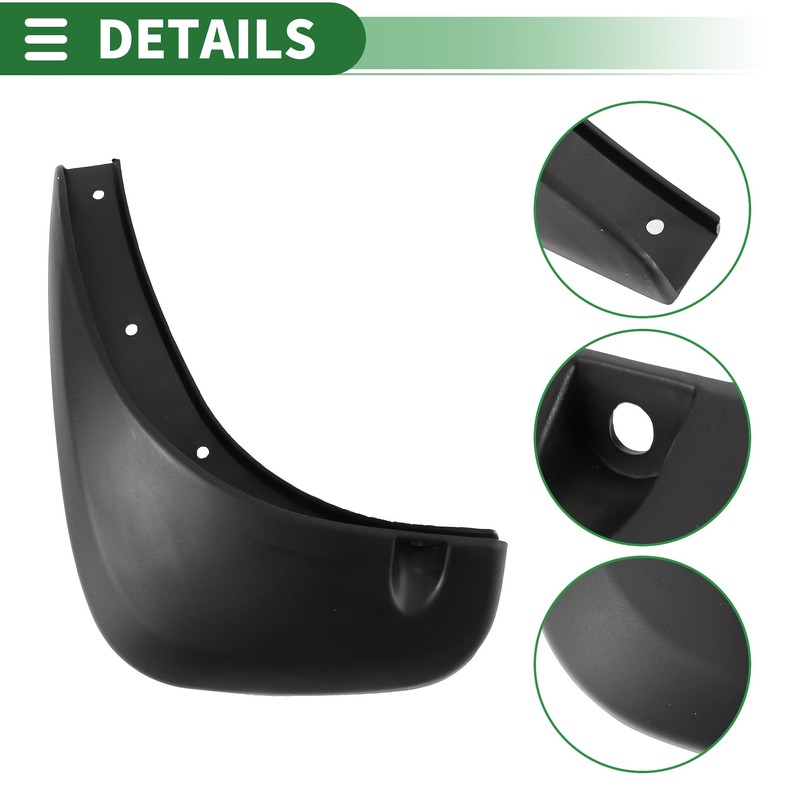 Motoforti Mud Flaps Splash Guards Mud Guards for Kia Soul