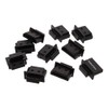 CablesOnline 10-Pack HDMI Male Dust Cover Port Protectors, Black (CV-H01-10)