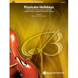 Pizzicato Holidays: Featuring Up on the Housetop, Dreydl Song, God Rest Ye Merry, Gentlemen, and Auld Lang Syne, Conductor Score & Parts (Belwin Very Beginning String Orchestra)