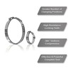 Universal Stainless Steel Bellow Clamps Set of 15 Cable Ties
