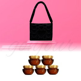 Sulwhasoo Hera Heart Shopper Bag + Sulwhasoo Travel Concentrated Ginseng Renewing Cream Soft 25ml (5 5ml) Set / 헤라 하트 쇼퍼백+설화수 여행용 자음생크림 소프트 25ml (5ml 5개) 세트