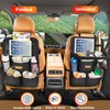 SURDOCA Backseat Car Organizer with Foldable Tray for Kids &