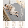 Melvint Waterproof Mattress Cover, Double, Washable, All-Season, Antibacterial, Anti-odor, Dust