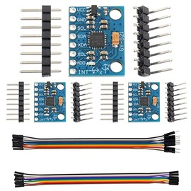 EPLZON 3pcs MPU-6050 GY-521 MPU6050 3 Axis Accelerometer Module 6 DOF Gyroscope Sensor Module 16 Bit AD Converter Data Output IIC I2C for Arduino