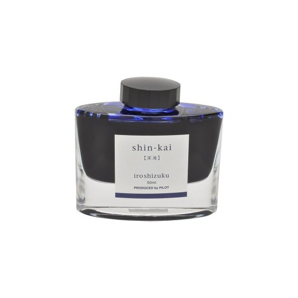 Namiki Refills Iroshizuku Shin-Kai Deep Sea Blue 50mL Bottled Ink