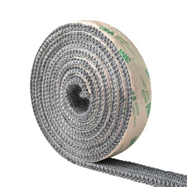 Wood Stove Gasket, Flat Gasket Tape for Stoves and Fireplaces, Self Adhesive High Temperature Resistant Material, 1" Width, 1/4" Thick, Length 72" Woodstove Door Seal Tape