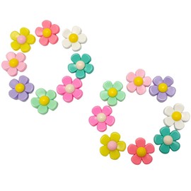 Visxcnu Pack of 16 Shoe Pendants Flower Pendant Decoration for Shoes Charms for Girls Cute Charm Accessories for DIY Shoe Decoration