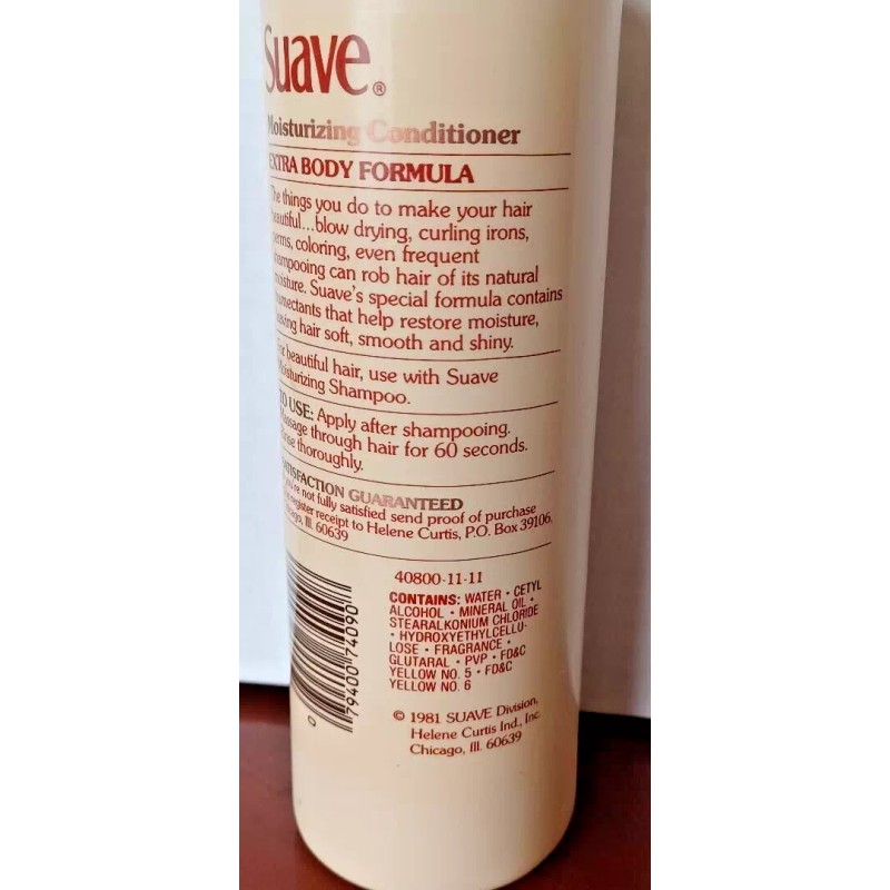 Suave Vintage 1981 Suave Extra Body Moisturizing Conditioner 16 Fl