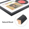 Mxtallup 7" Record Frame Wood for the Wall 7" CD