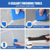 11pc Caulk Remover Tool,5 in 1 Silicone Caulking Tools,Grout Removal