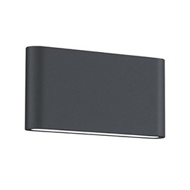 Trio Leuchten LED Außenleuchte Thames II 227660242, Aluminium anthrazit, 2 x 4.5 Watt, 1 Stück (1er Pack)