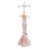 Mannequin Ring Hanging Tower Long Bodycon Dress Strapless Mannequin Earring