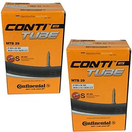 Set of 2 x Continental B480 Bicycle Inner Tubes/MTB 29 Inches / 29 x 1.75-2.5 47-62/622 SV