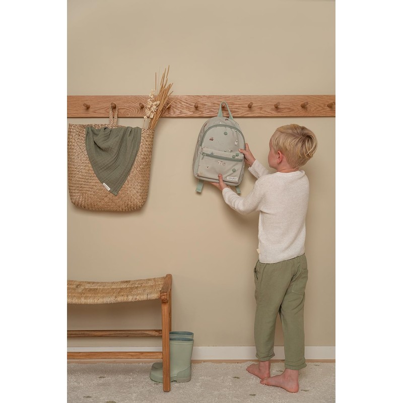 Little Dutch Little Farm 4945 Children's Backpack Green (29 x