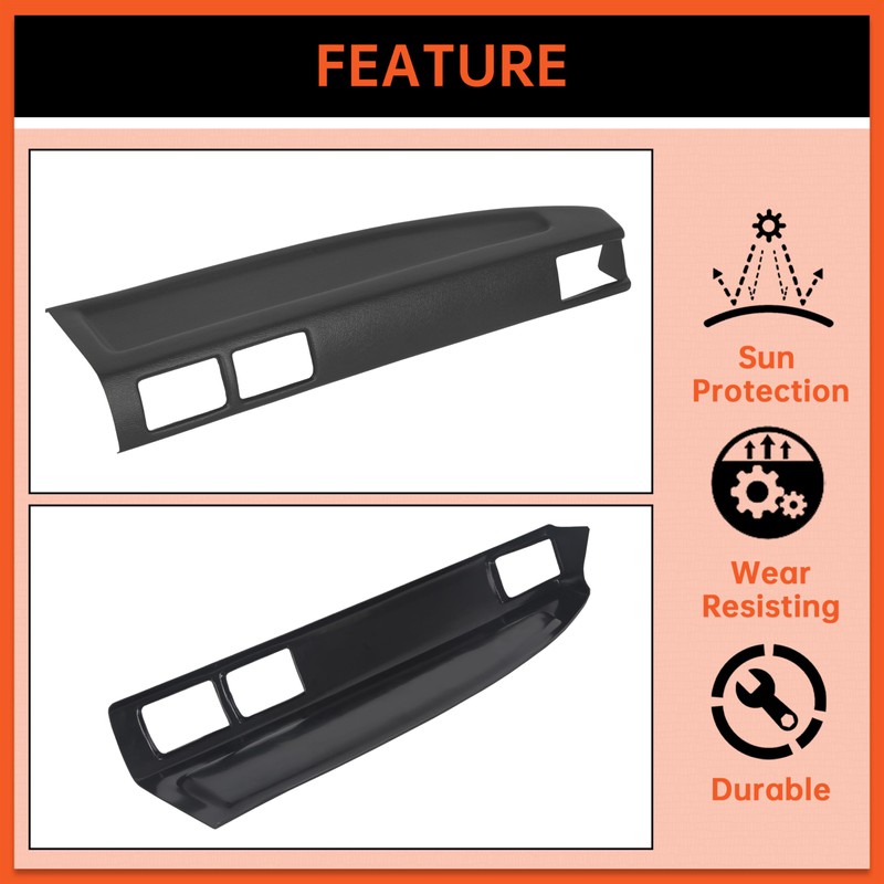 ECOTRIC Dash Pad Cover Compatible with 1984-1986 Toyota 4 Runner